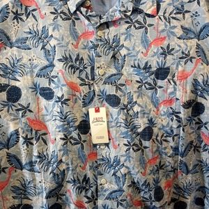 Izod Saltwater classic Aloha Style shirt